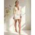 Vestido Feminino Curto Casamento Civil Noivas Com Manga