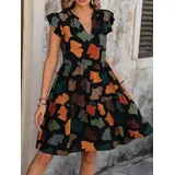 Vestido Feminino Curto Floral
