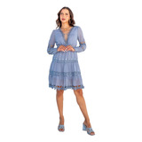 Vestido Feminino Curto Fluido