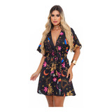 Vestido Feminino Curto Rodado