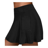 Vestido Feminino D Saias De Tênis Run Yoga Inner Shorts E