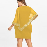 Vestido Feminino De Chiffon