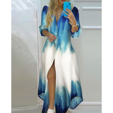Vestido Feminino De Manga