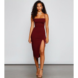 Vestido Feminino Elegante Com