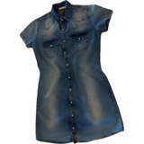 Vestido Feminino Em Jeans