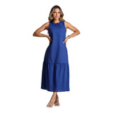 Vestido Feminino Linho Festa