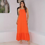 Vestido Feminino Longo Casual