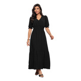 Vestido Feminino Longo Ccb