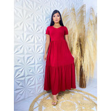 Vestido Feminino Longo Com