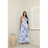 Vestido Feminino Longo Estampado