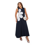 Vestido Feminino Longo Flor
