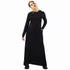 Vestido Feminino Longo Manga Longa Com Capuz Moda Casual