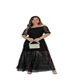 Vestido Feminino Longo Ombro