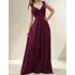 Vestido Feminino Longo Para Festa Com Renda No Busto