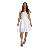 Vestido Feminino Longuete Rodado