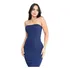 Vestido Feminino Longuete Tomara Que Caia Blogueira Fenda