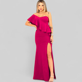Vestido Feminino Luxo Longo