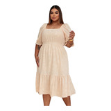 Vestido Feminino Manga Poliester
