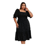 Vestido Feminino Manga Poliester