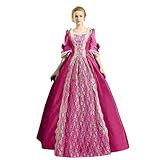 Vestido Feminino Merida Fantasia Feminina Cintura Império Chá Festa Vestido Com Faixa De Cetim Vestido Feminino Aissance Vestido Rosa Choque XGG