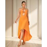 Vestido Feminino Midi