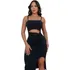 Vestido Feminino Midi Casual Básico Acinturado Modelador