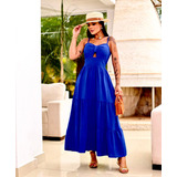Vestido Feminino Midi Casual