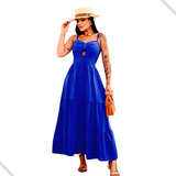 Vestido Feminino Midi Casual