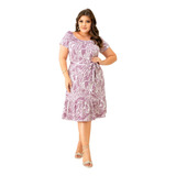 Vestido Feminino Midi Ciganinha