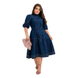 Vestido Feminino Midi Gode
