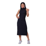 Vestido Feminino Midi Malha