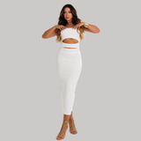 Vestido Feminino Midi Montaria