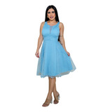 Vestido Feminino Midi Saia