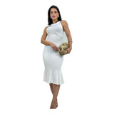 Vestido Feminino Midi Tricot