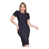 Vestido Feminino Midi Tubinho