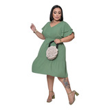 Vestido Feminino Plus Size