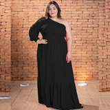 Vestido Feminino Plussize Casamento Convidada Madrinha