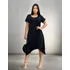Vestido Feminino Saruel Bolso Max 38 A 50 Plus Size Feminino