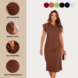 Vestido Feminino Tipo Camisa