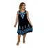 Vestido Feminino Trapézio Indiano Plus Size Bordado Mh03