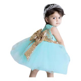 Vestido Festa E Batismo Princesa Pronta Entrega Lindo Bebê
