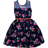 Vestido Festa Infantil Floral