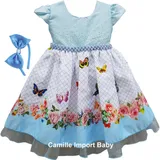 Vestido Festa Infantil Floral