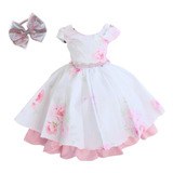 Vestido Festa Infantil Floral