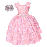 Vestido Festa Infantil Luxo