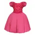  Vestido Festa Infantil Pink Menina Princesa Criança Abc
