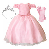 Vestido Festa Infantil Princesa Criança Menina