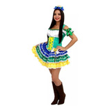 Vestido Festa Junina Caipira