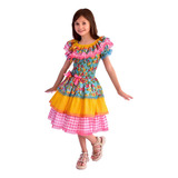 Vestido Festa Junina Infantil