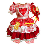Vestido Festa Junina Infantil